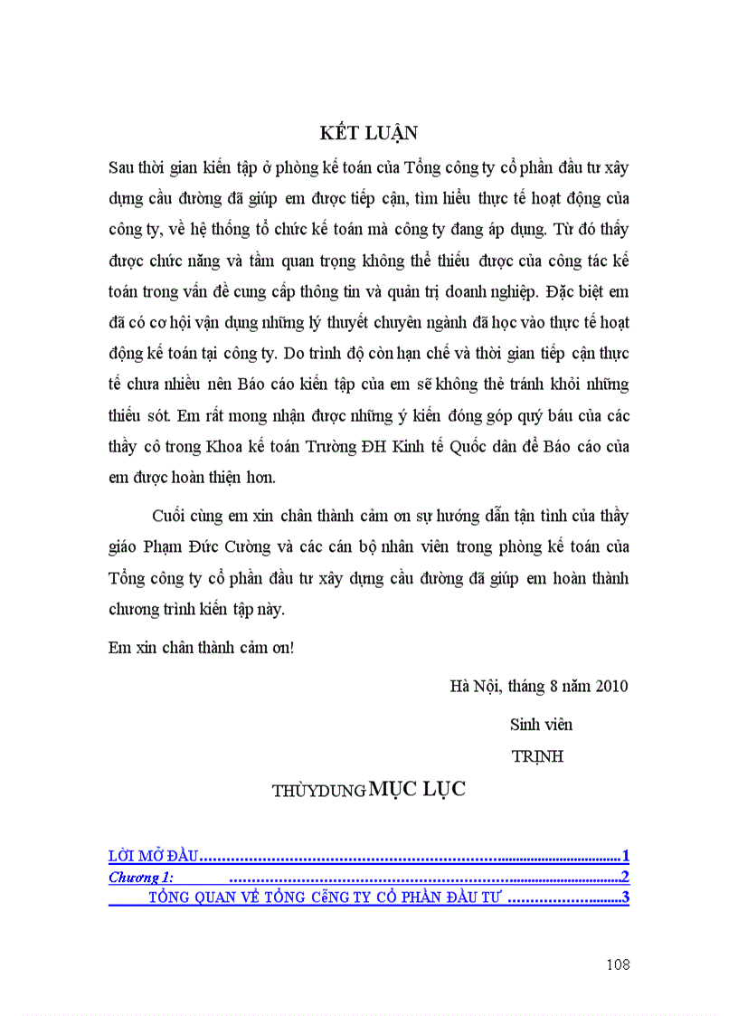 image for page Thực trạng tổ chức công tác kế toán tại công ty cổ phần đầu tư xây dựng cầu đường Thanh Hóa 1