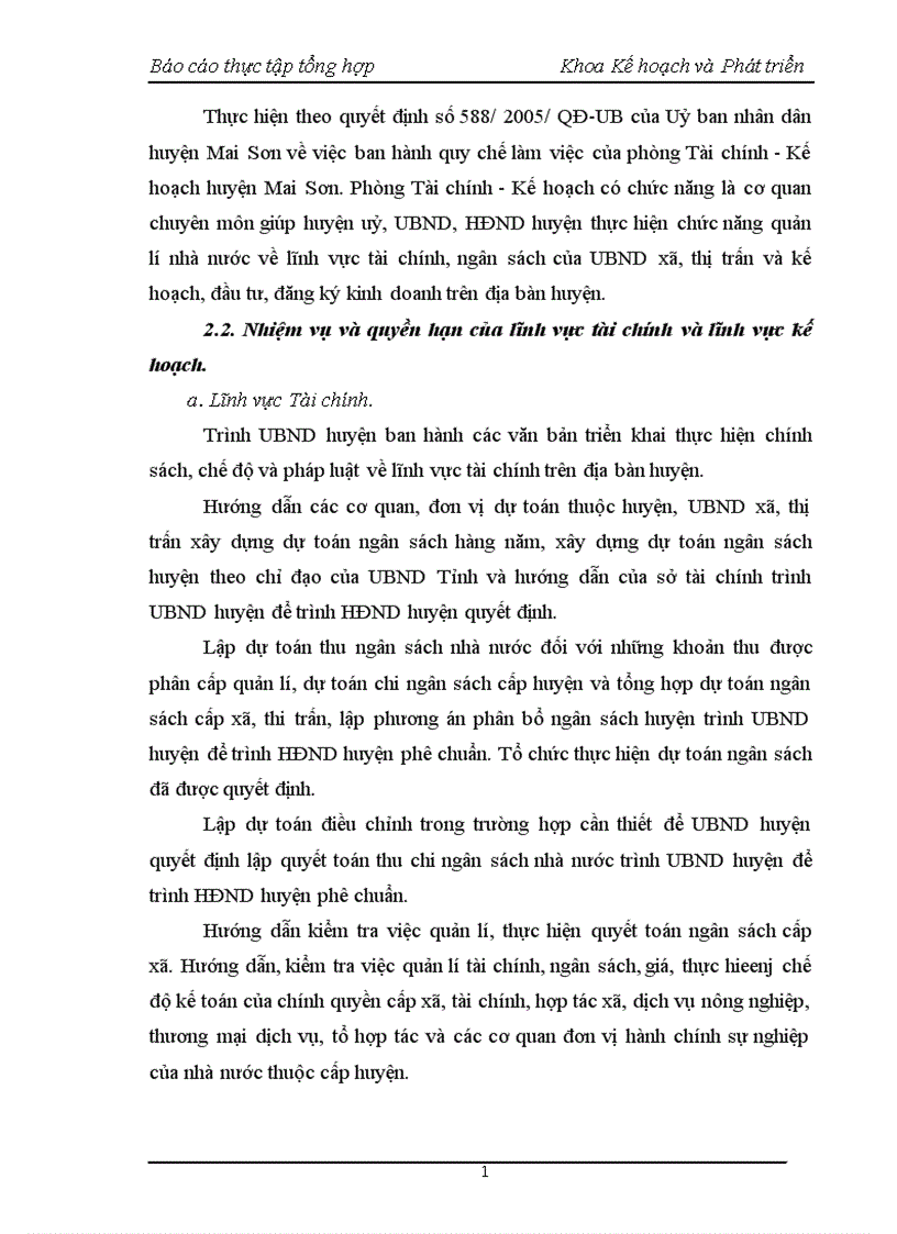 image for page Quy trình xây dựng kế hoạch của phòng tài chính kế hoạch huyện mai sơn