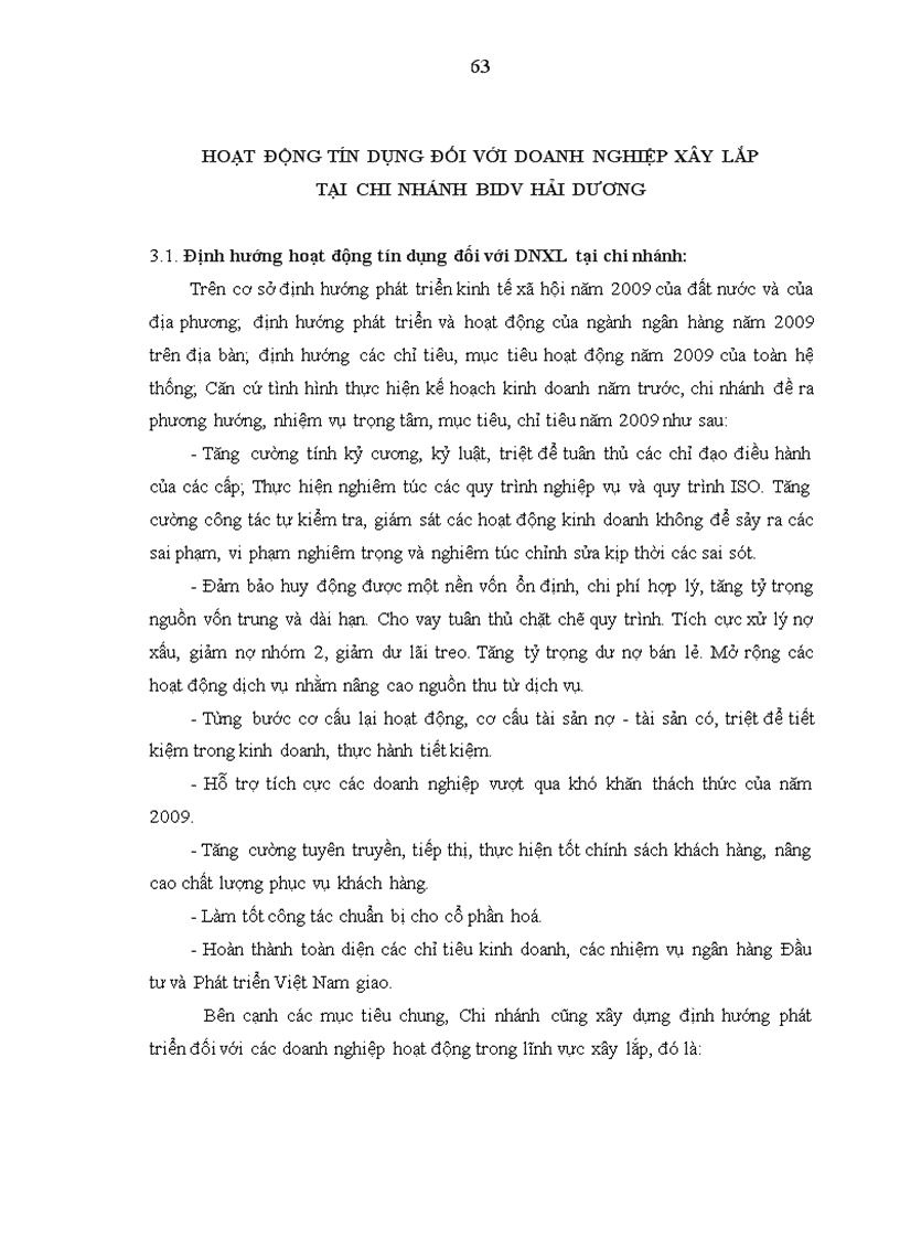 image for page Hoàn thiện quy trình quản lý hoạt động tín dụng đối với doanh nghiệp xây lắp tại Chi nhánh Ngân hàng đầu tư và phát triển Hải Dương