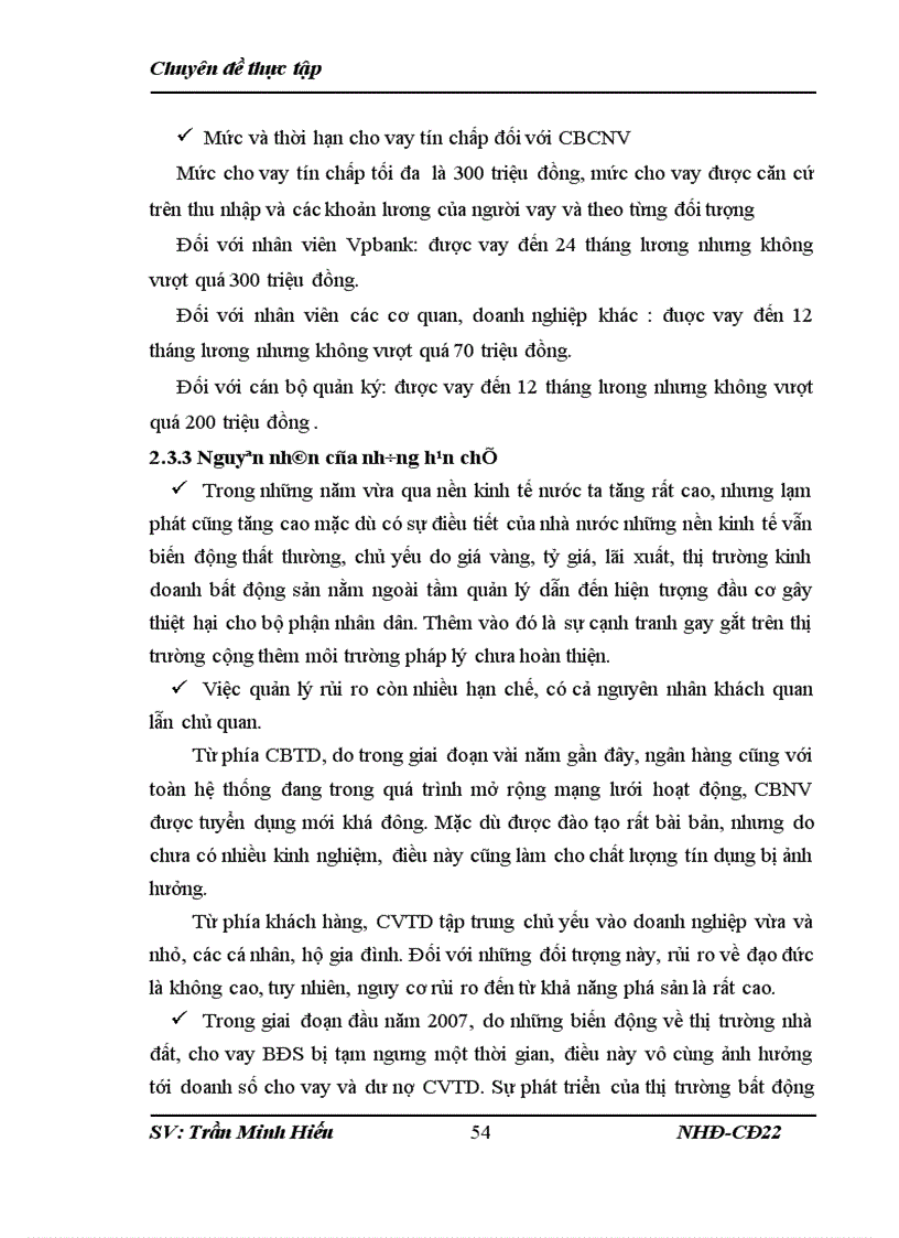 image for page Những giải pháp nâng cao chất lượng cho vay tiêu dùng tại Ngân hàng VPBank Chi Nhánh Thăng Long 1