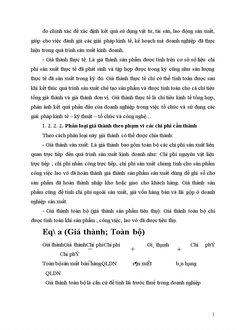 image for page Tổ chức công tác kế toán chi phí sản xuất và tính giá thành sản phẩm tại Xí nghiệp Sản xuất Xuất nhập khẩu Việt An 1