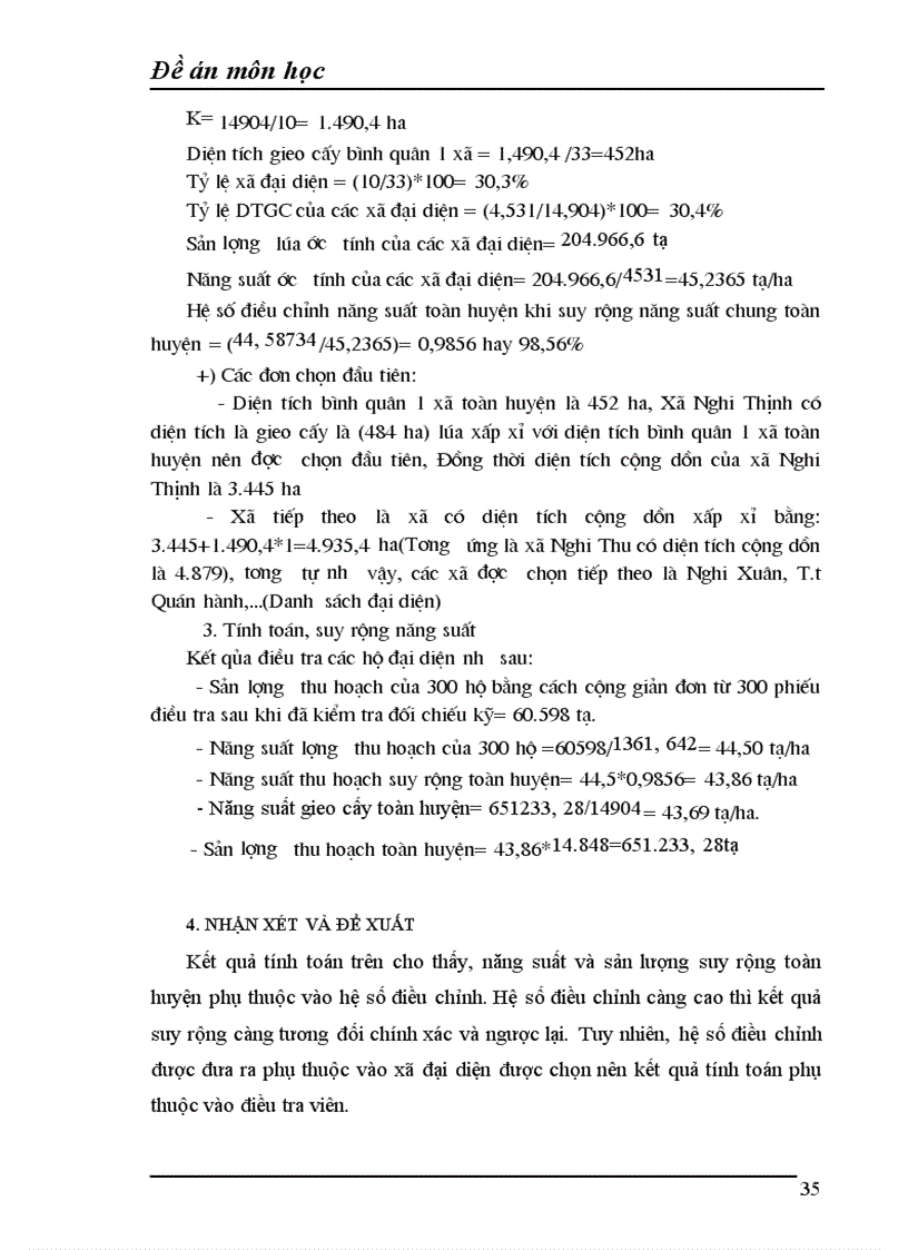 image for page Vận dụng phương pháp điều tra chọn mẫu để điều tra năng suất và sản lượng lúa