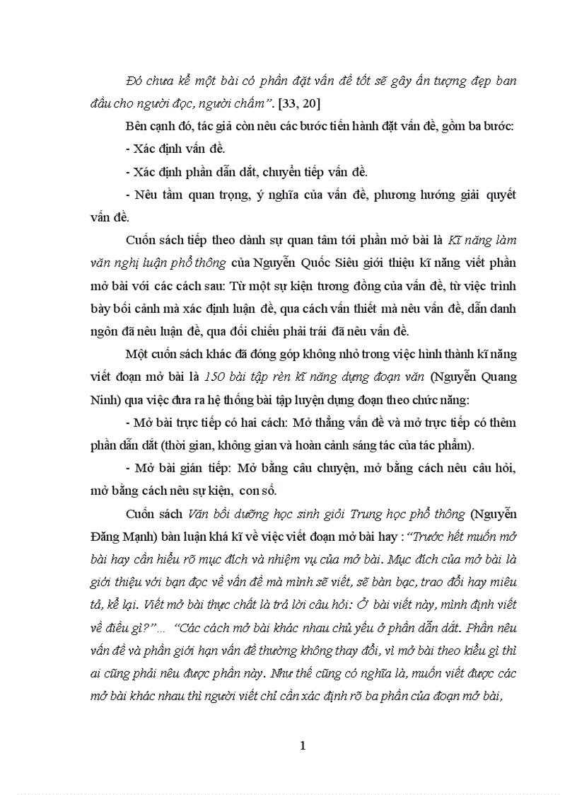 image for page Rèn kĩ năng viết đoạn mở bài trong bài văn nghị luận cho học sinh Trung học phổ thông 1