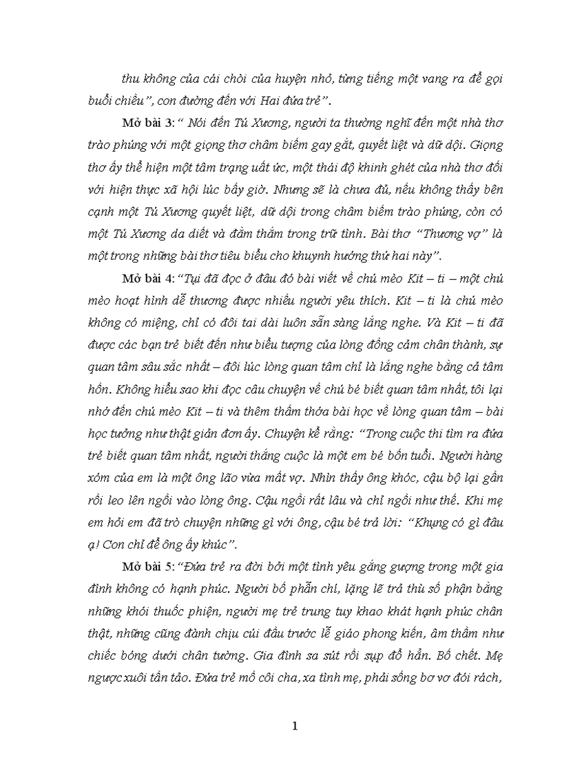 image for page Rèn kĩ năng viết đoạn mở bài trong bài văn nghị luận cho học sinh Trung học phổ thông 1