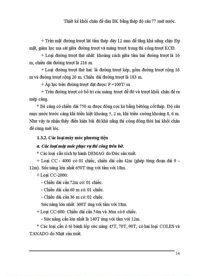 image for page Thiết kế khối chân đế dàn BK bằng thép độ sâu mét nước