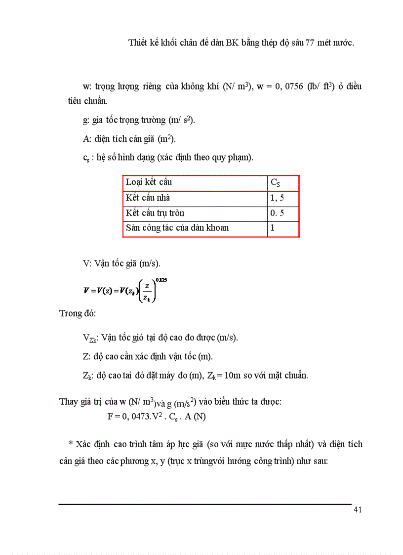 image for page Thiết kế khối chân đế dàn BK bằng thép độ sâu mét nước