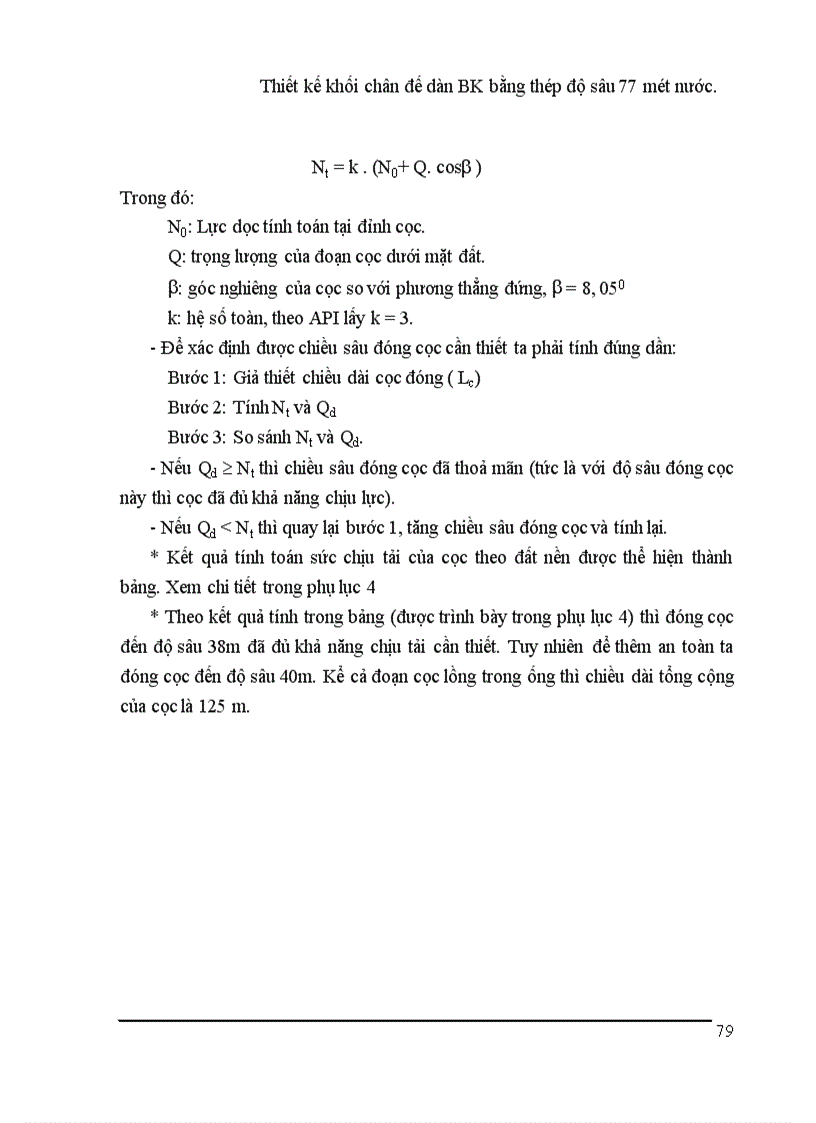 image for page Thiết kế khối chân đế dàn BK bằng thép độ sâu mét nước