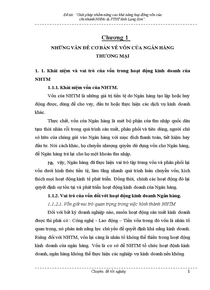 image for page Giải pháp nhằm nâng cao hiệu quả huy động vốn tại chi nhánh NHNo PTNT Tỉnh Lạng Sơn 1