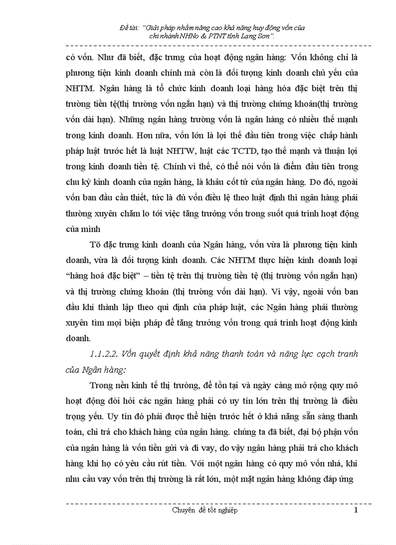 image for page Giải pháp nhằm nâng cao hiệu quả huy động vốn tại chi nhánh NHNo PTNT Tỉnh Lạng Sơn 1