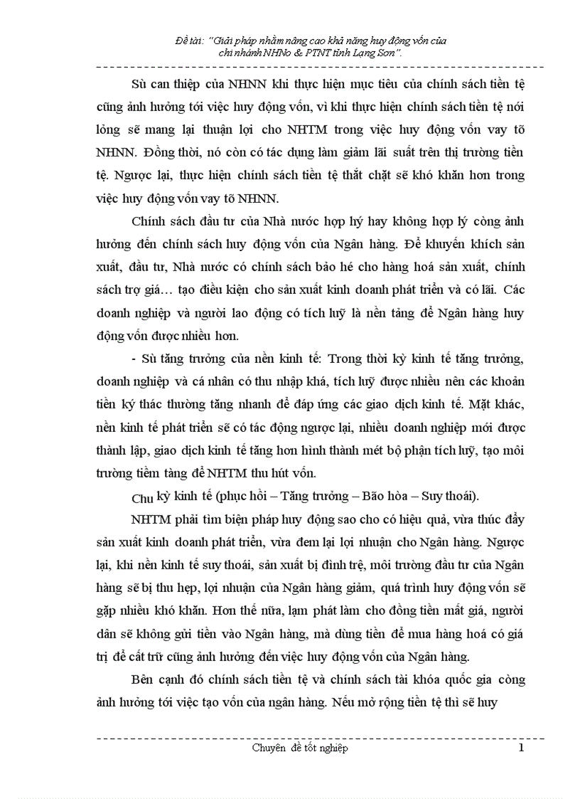 image for page Giải pháp nhằm nâng cao hiệu quả huy động vốn tại chi nhánh NHNo PTNT Tỉnh Lạng Sơn 1
