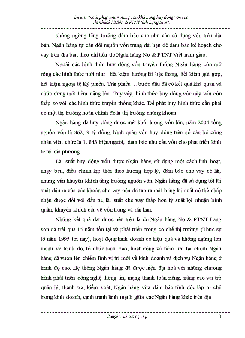 image for page Giải pháp nhằm nâng cao hiệu quả huy động vốn tại chi nhánh NHNo PTNT Tỉnh Lạng Sơn 1