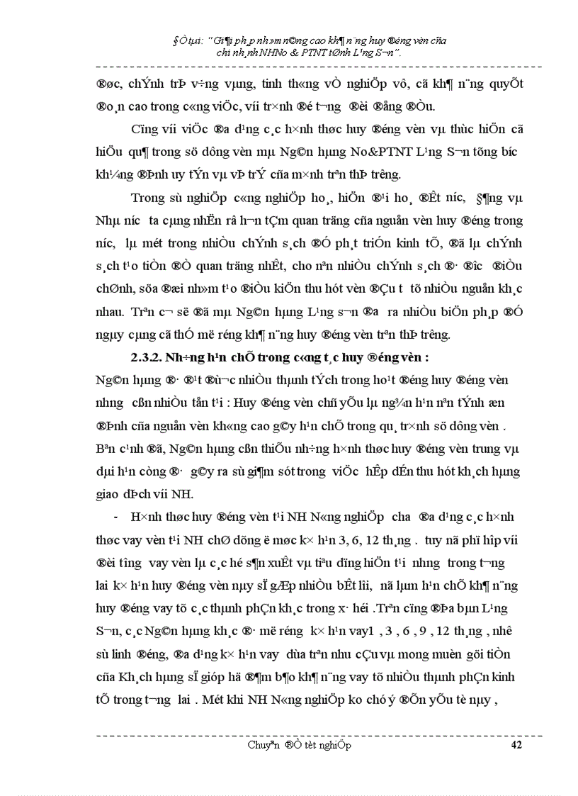 image for page Giải pháp nhằm nâng cao hiệu quả huy động vốn tại chi nhánh NHNo PTNT Tỉnh Lạng Sơn 1