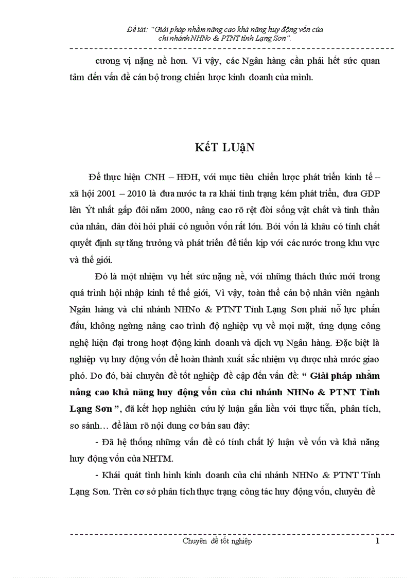 image for page Giải pháp nhằm nâng cao hiệu quả huy động vốn tại chi nhánh NHNo PTNT Tỉnh Lạng Sơn 1