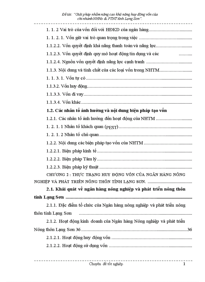 image for page Giải pháp nhằm nâng cao hiệu quả huy động vốn tại chi nhánh NHNo PTNT Tỉnh Lạng Sơn 1