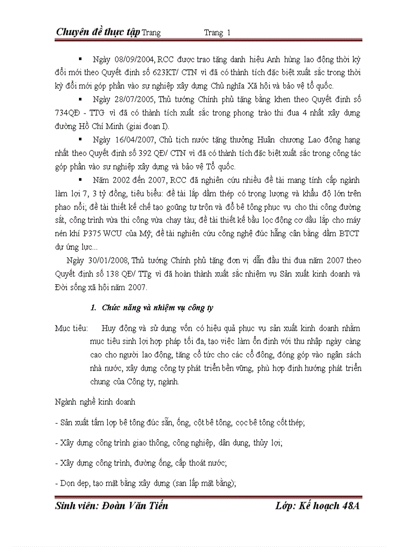 image for page Hoàn thiện công tác kế hoạch tại công ty cổ phần công trình đường sắt 1