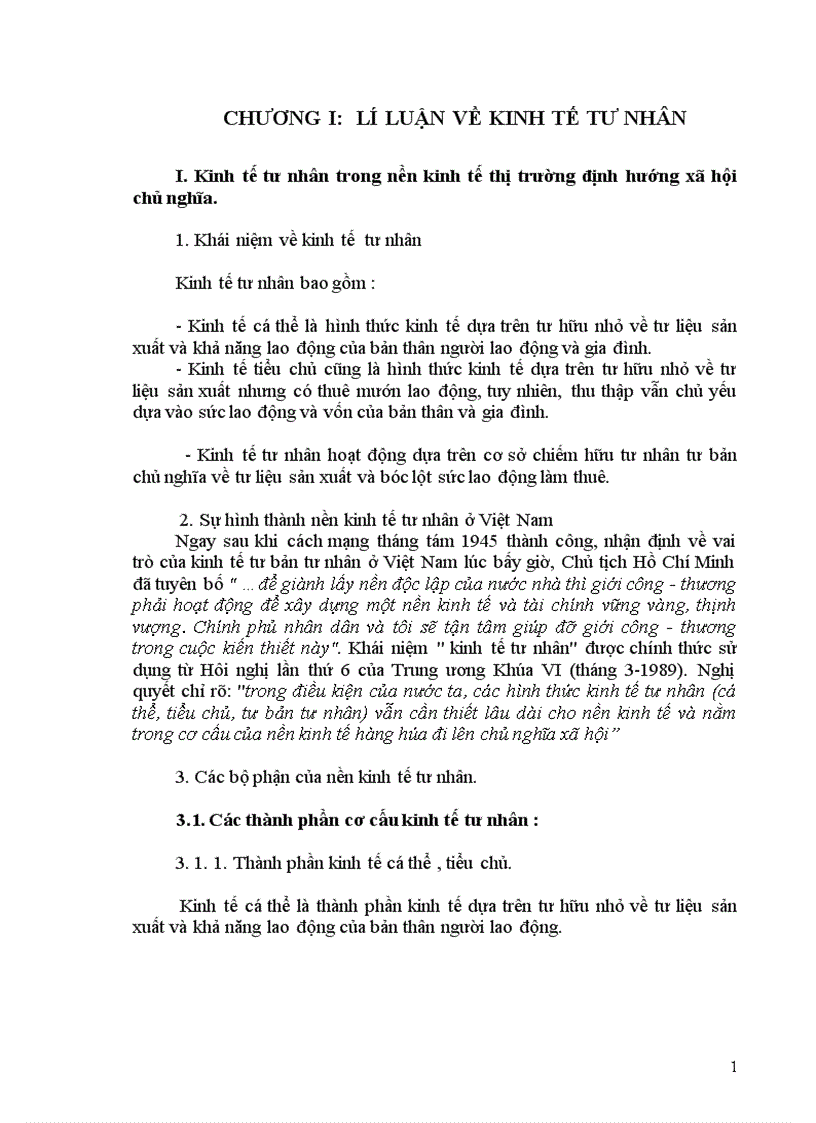 image for page Kinh tế tư nhân và vai trò của nó trong nền kinh tế Việt Nam 1