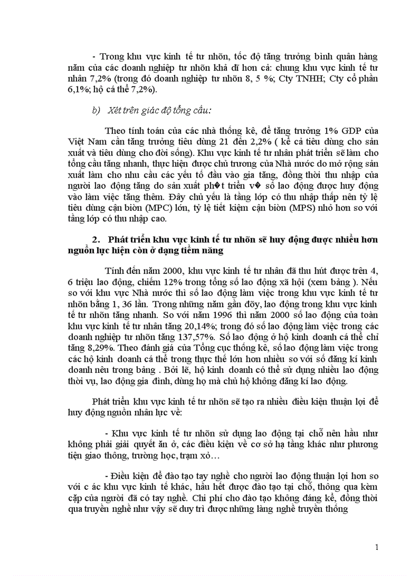 image for page Kinh tế tư nhân và vai trò của nó trong nền kinh tế Việt Nam 1