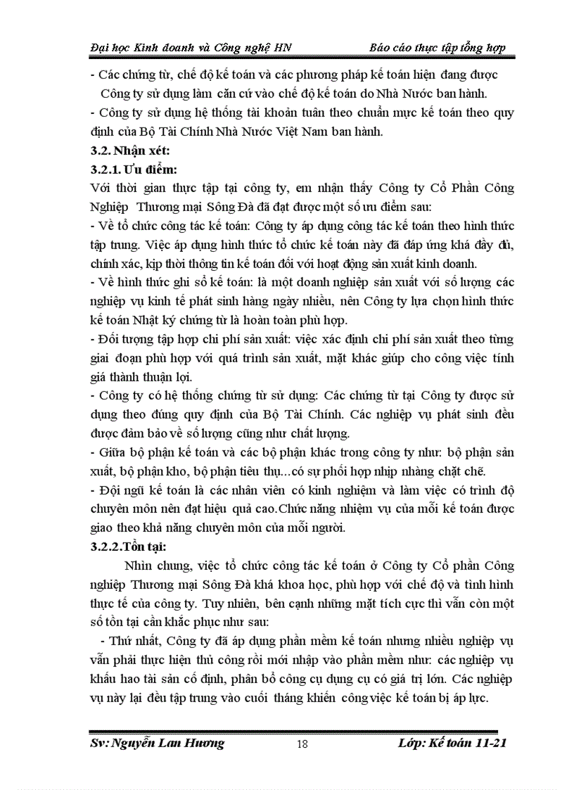 image for page Công tác kế toán tại công ty cổ phần công nghiệp thương mại Sông Đà