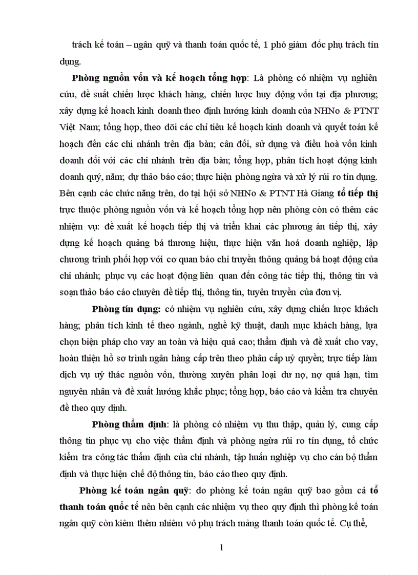 image for page Đánh giá chung về hoạt động kinh doanh của chi nhánh NHNo PTNT Hà Giang