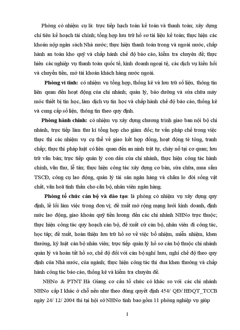 image for page Đánh giá chung về hoạt động kinh doanh của chi nhánh NHNo PTNT Hà Giang