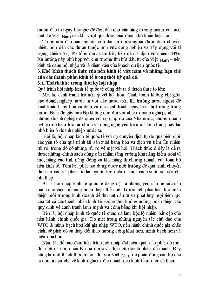 image for page Cơ cấu kinh tế nhiều thành phần trong thời kỳ quá độ lên CNXH ở Việt Nam