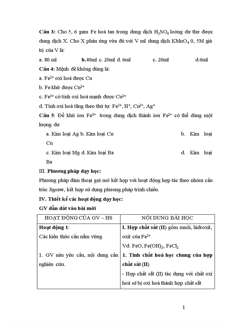 image for page Hình thành và phát triển năng lực hợp tác làm việc của học sinh thông qua việc sử dụng phương pháp dạy học hợp tác theo nhóm nhỏ trong dạy học phần hoá học vô cơ lớp 12 THPT nâng cao 1
