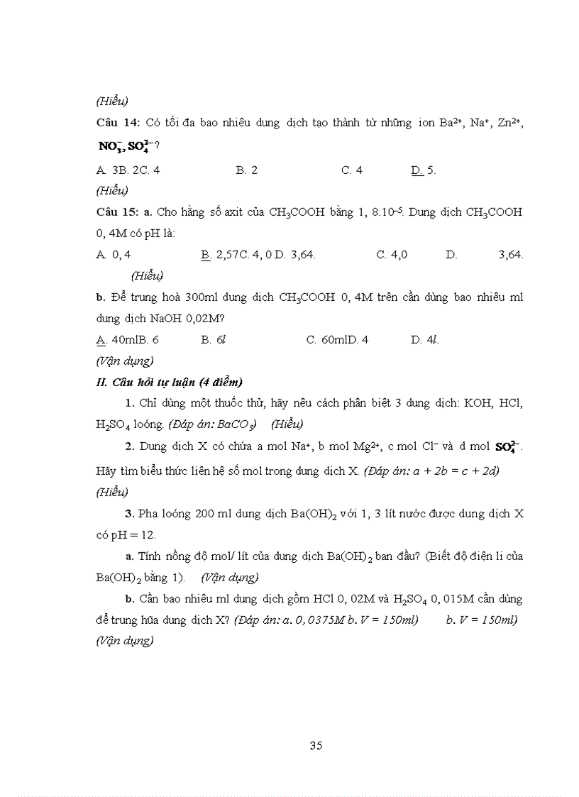 image for page Tăng cường năng lực tự kiểm tra đánh giá của HS THPT bằng hệ thống bộ đề kiểm tra đánh giá kiến thức kĩ năng hoá học lớp 11 Nâng cao