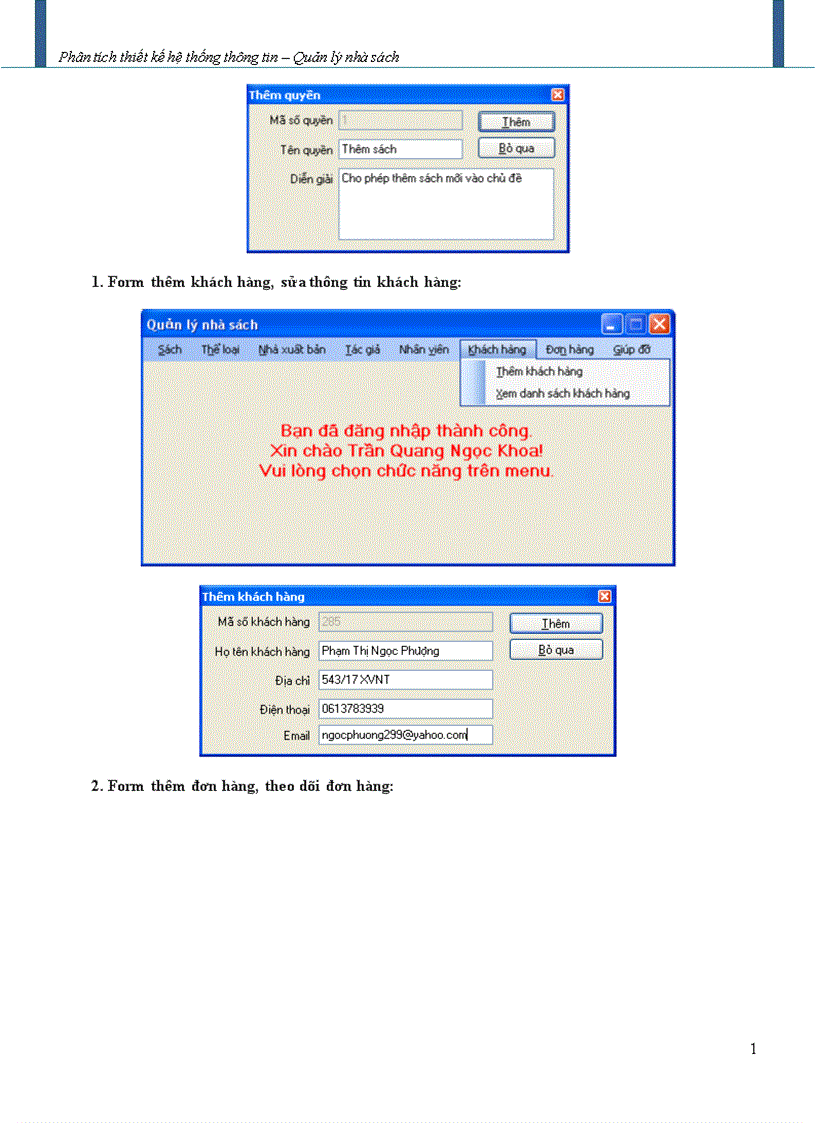 image for page Phân tích thiết kế hệ thống thông tin Quản lý nhà sách 1
