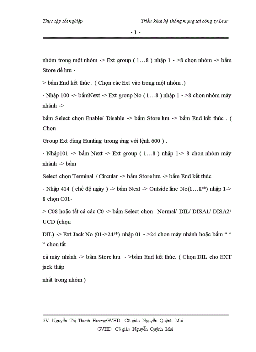 image for page Triển khai hệ thống mạng tại công ty Lear 1