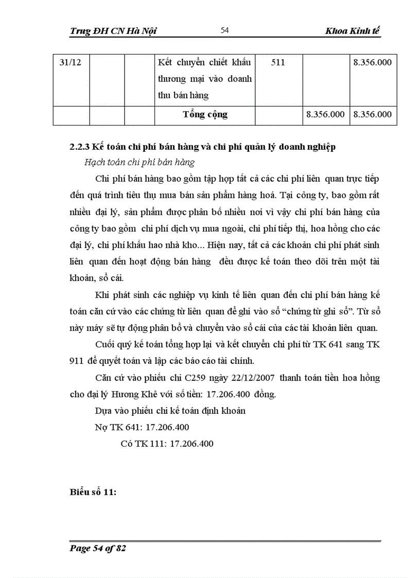 image for page Kế toán tiêu thụ và xác định kết quả kinh doanh tại công ty TNHH Thương mại Phúc Hưng 1