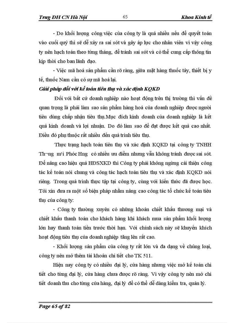 image for page Kế toán tiêu thụ và xác định kết quả kinh doanh tại công ty TNHH Thương mại Phúc Hưng 1