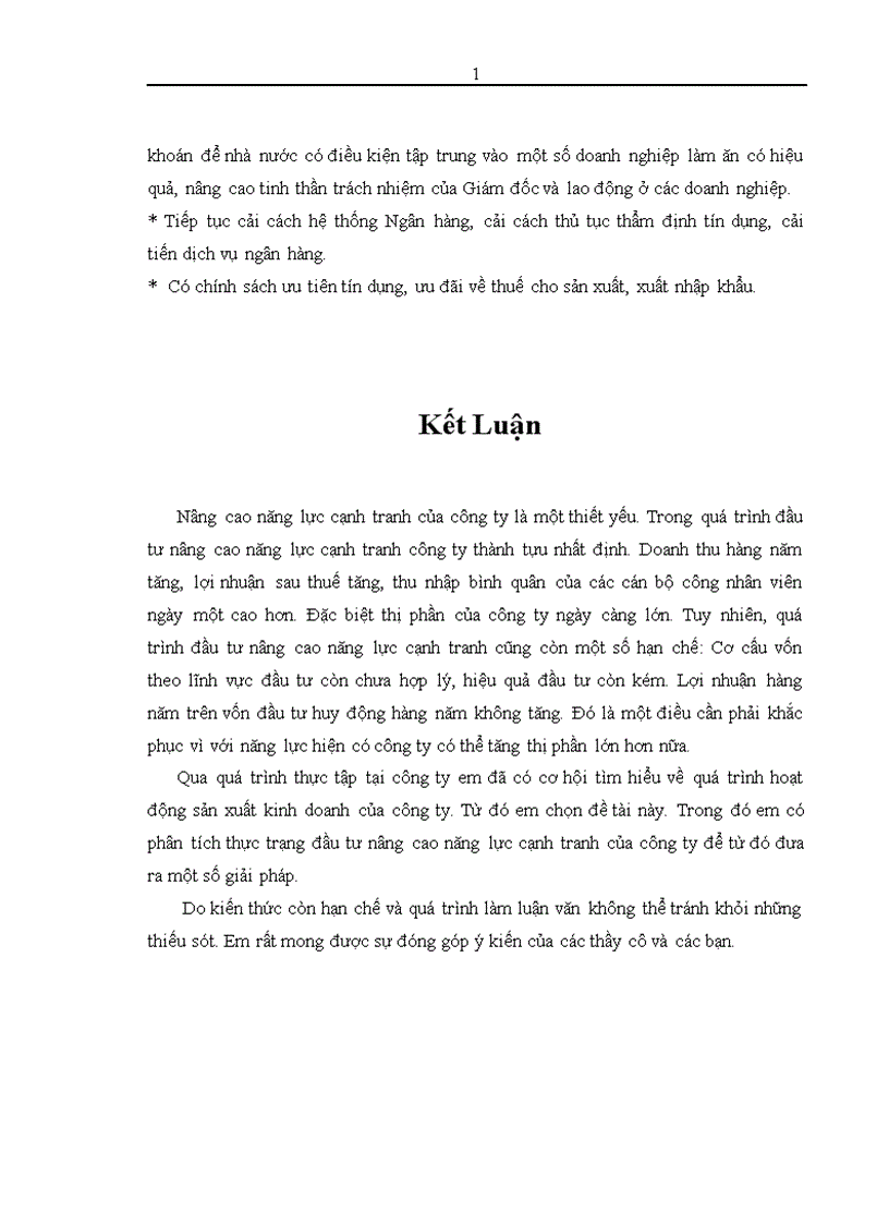 image for page Thực trạng và giải pháp đầu tư nâng cao năng lực cạnh tranh của Công ty TNHH nhà nước một thành viên xây lắp hóa chất