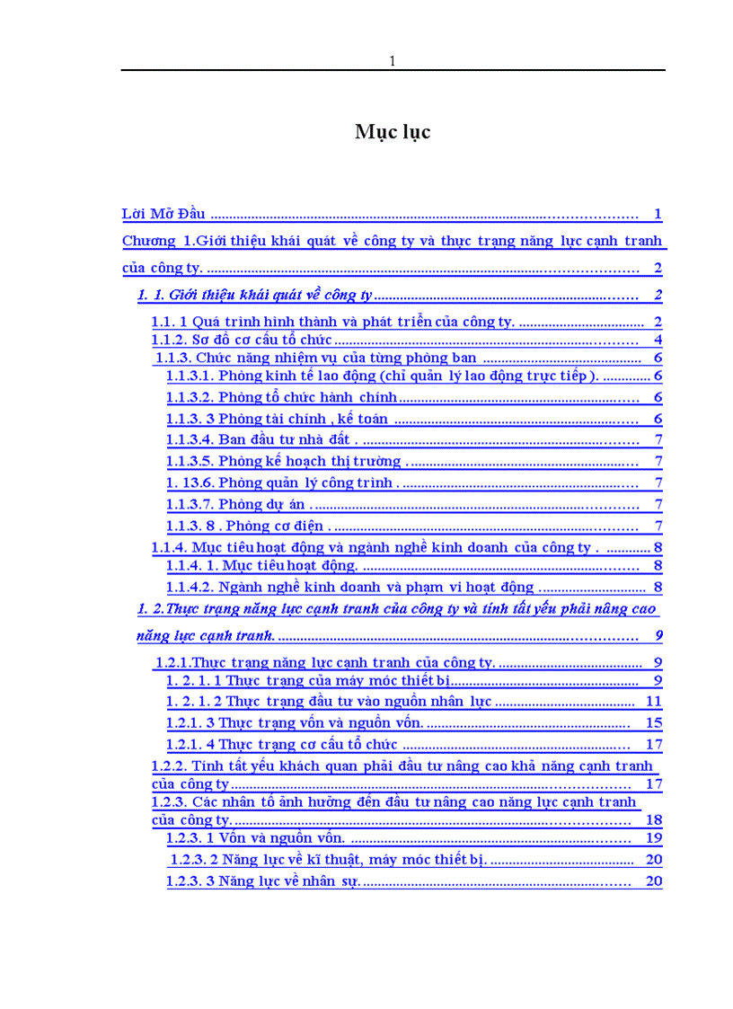 image for page Thực trạng và giải pháp đầu tư nâng cao năng lực cạnh tranh của Công ty TNHH nhà nước một thành viên xây lắp hóa chất