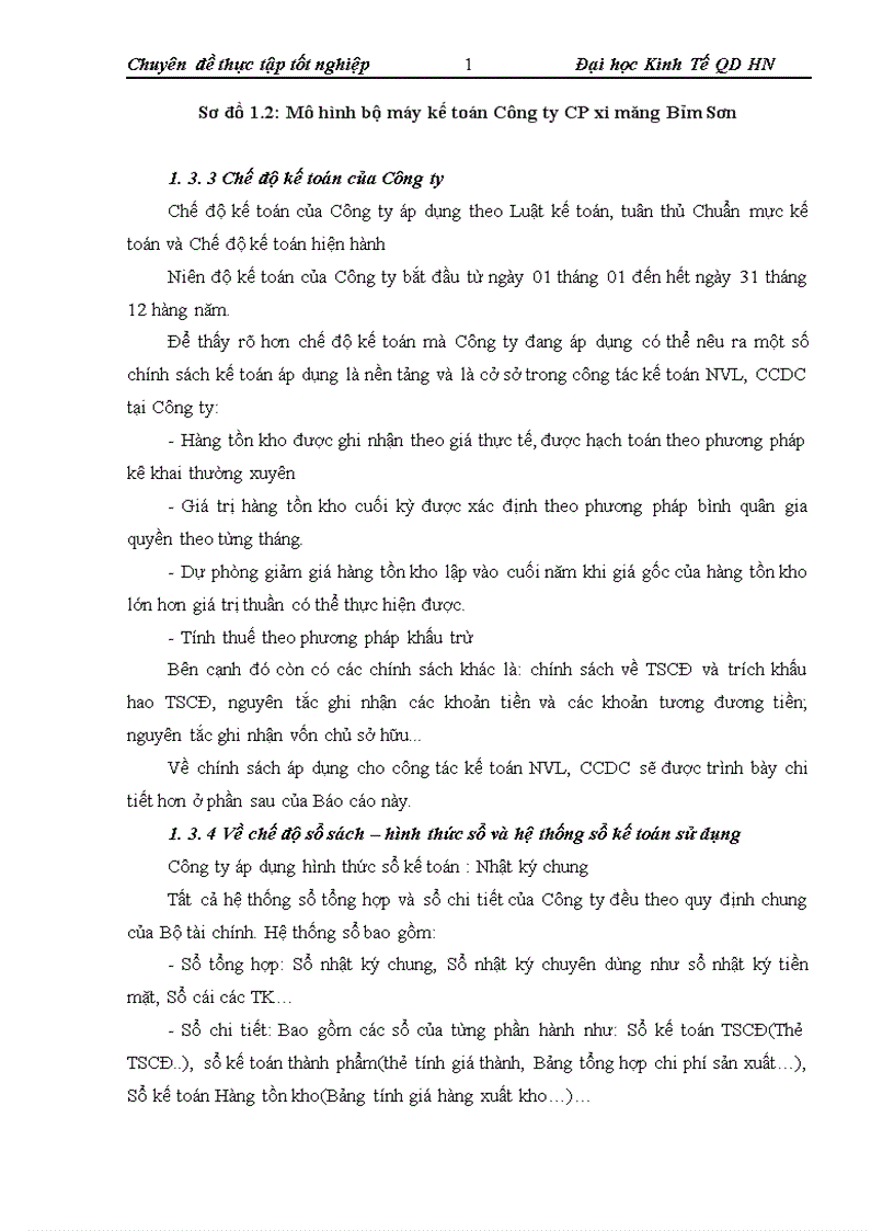 image for page Hoàn thiện công tác tổ chức kế toán nguyên vật liệu công cụ dụng cụ tại Công ty Cổ phần Xi măng Bỉm Sơn 1