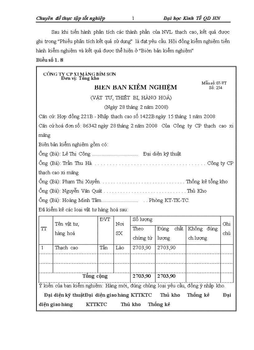 image for page Hoàn thiện công tác tổ chức kế toán nguyên vật liệu công cụ dụng cụ tại Công ty Cổ phần Xi măng Bỉm Sơn 1
