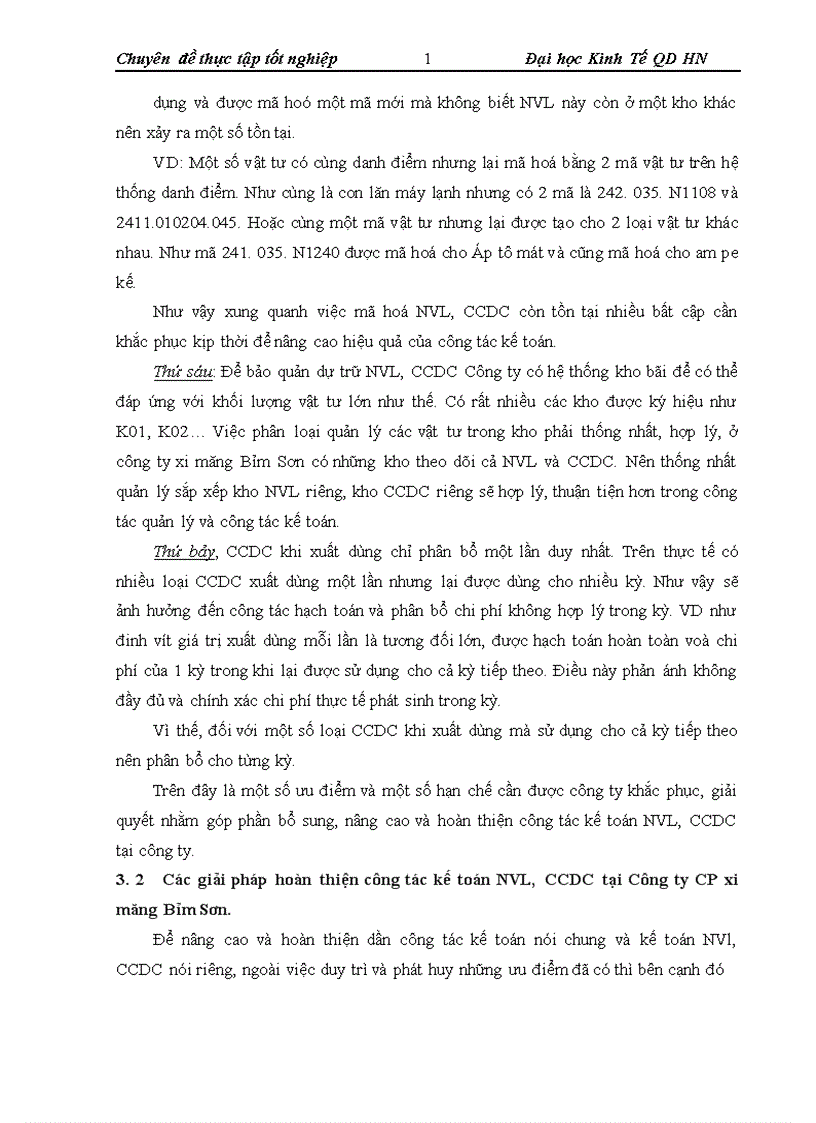 image for page Hoàn thiện công tác tổ chức kế toán nguyên vật liệu công cụ dụng cụ tại Công ty Cổ phần Xi măng Bỉm Sơn 1