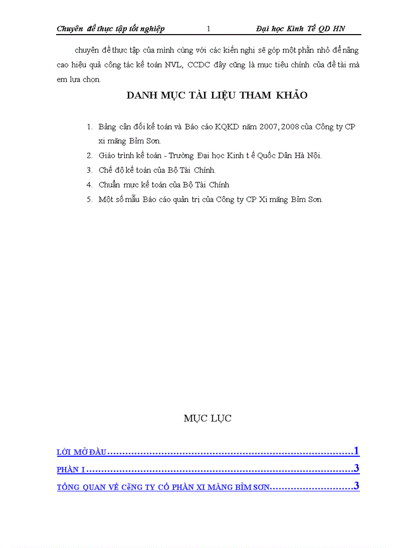 image for page Hoàn thiện công tác tổ chức kế toán nguyên vật liệu công cụ dụng cụ tại Công ty Cổ phần Xi măng Bỉm Sơn 1