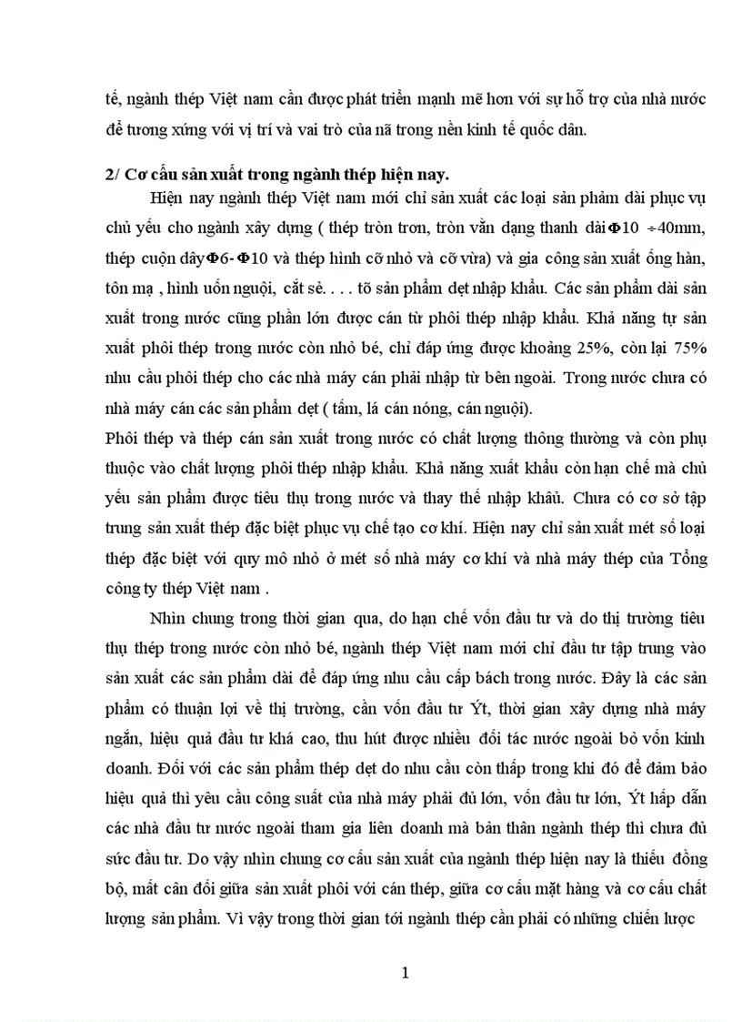 image for page Đầu tư nâng cao khả năng cạnh tranh của Tổng công ty thép Việt Nam 1