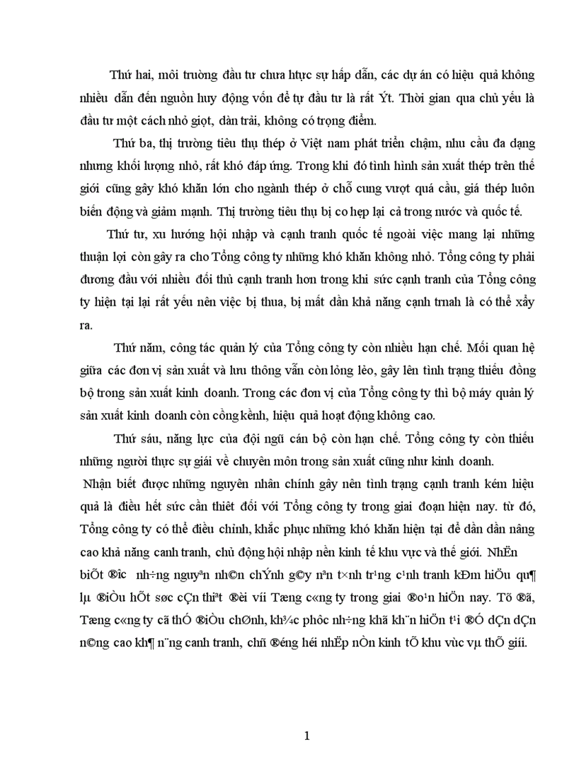 image for page Đầu tư nâng cao khả năng cạnh tranh của Tổng công ty thép Việt Nam 1