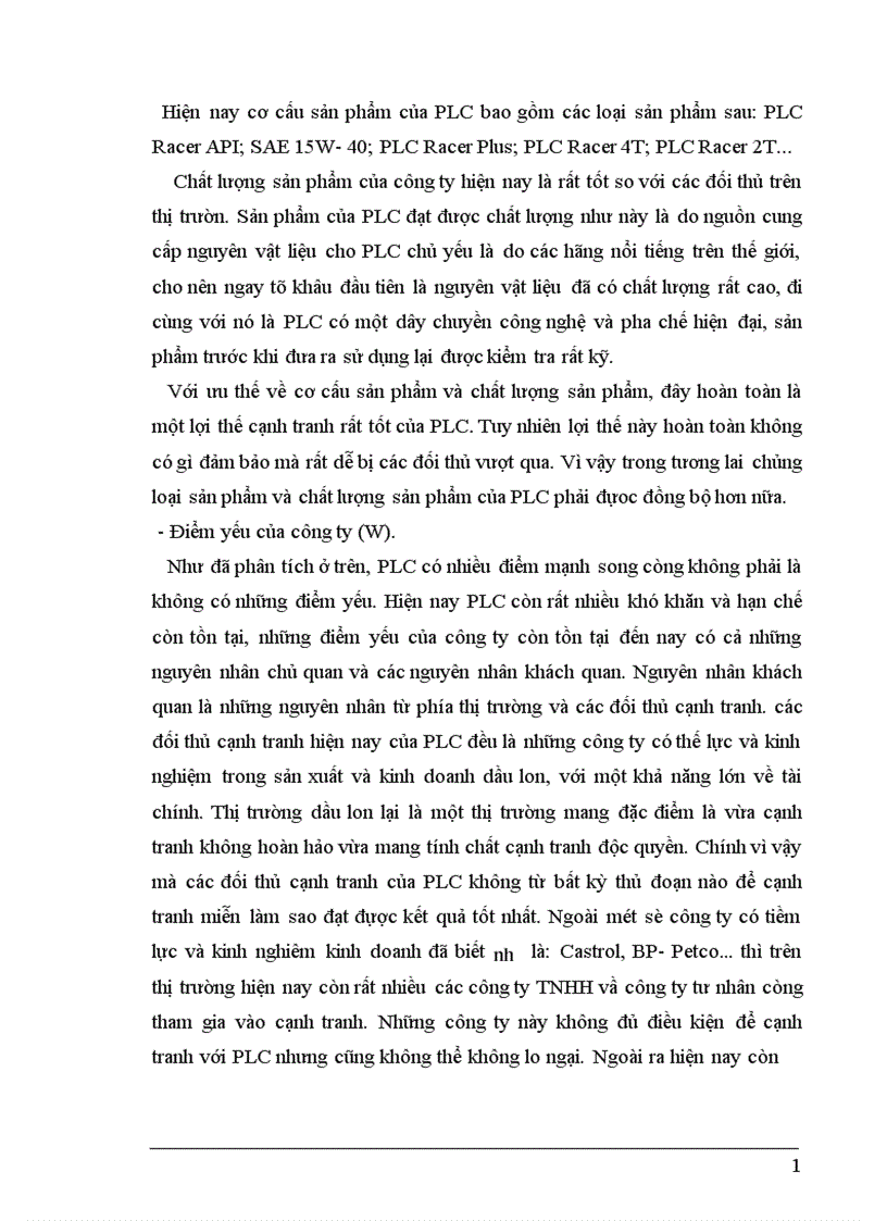 image for page Marketing Mix trong kinh doanh dầu lon ở Công ty hoá dầu Petrolimex PLC