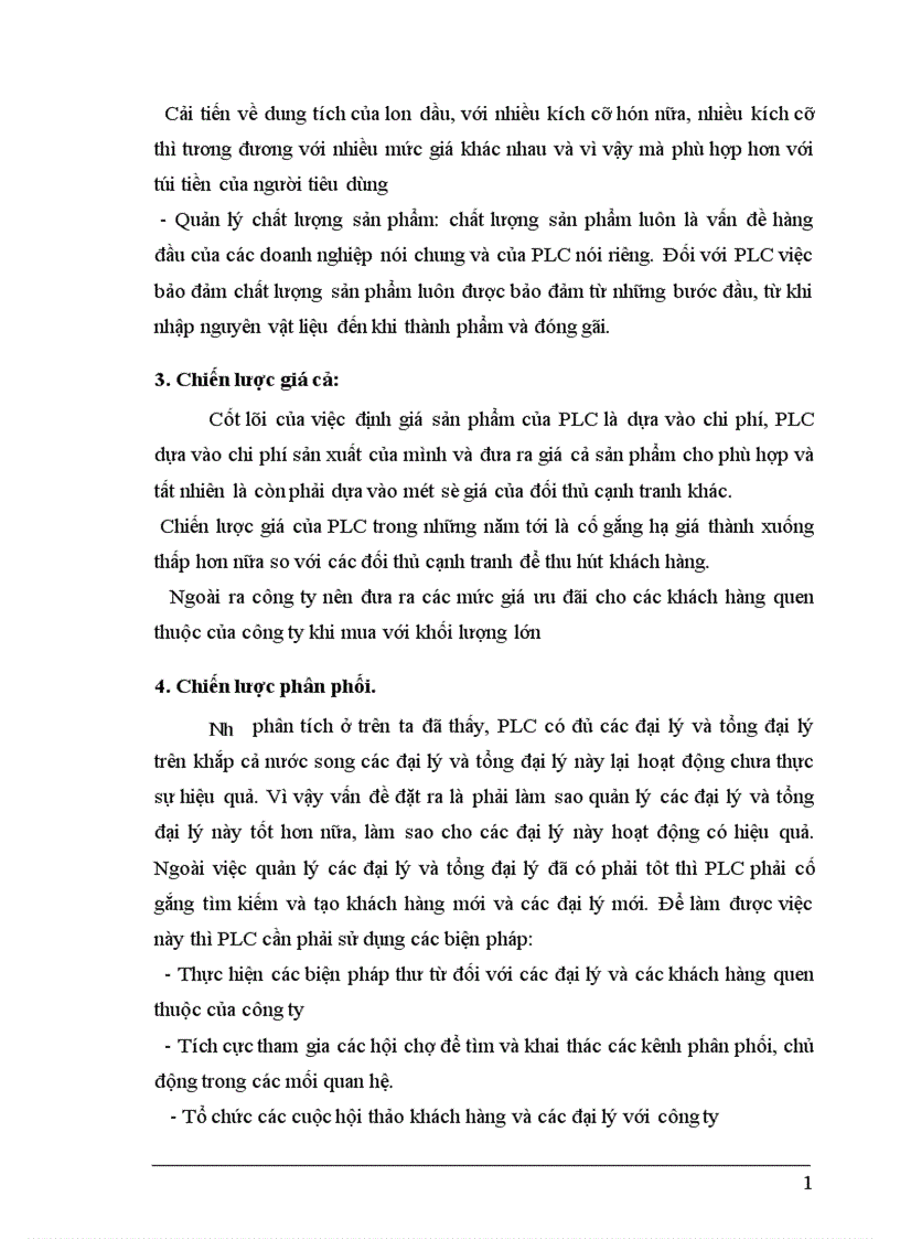 image for page Marketing Mix trong kinh doanh dầu lon ở Công ty hoá dầu Petrolimex PLC