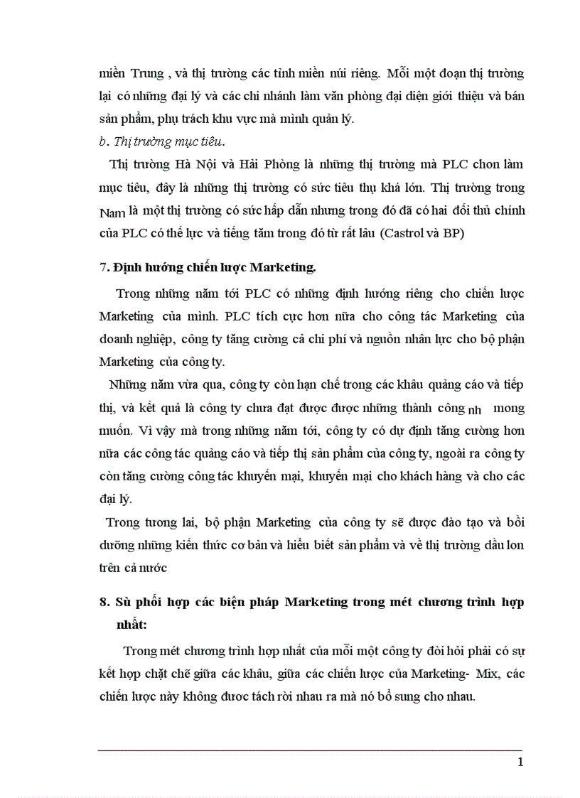 image for page Marketing Mix trong kinh doanh dầu lon ở Công ty hoá dầu Petrolimex PLC