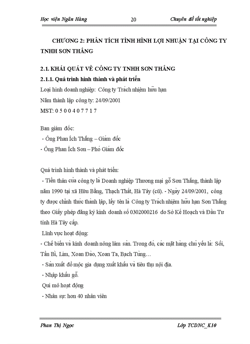 image for page Lợi nhuận và các giải pháp nâng cao lợi nhuận tại công ty TNHH SƠN THẮNG