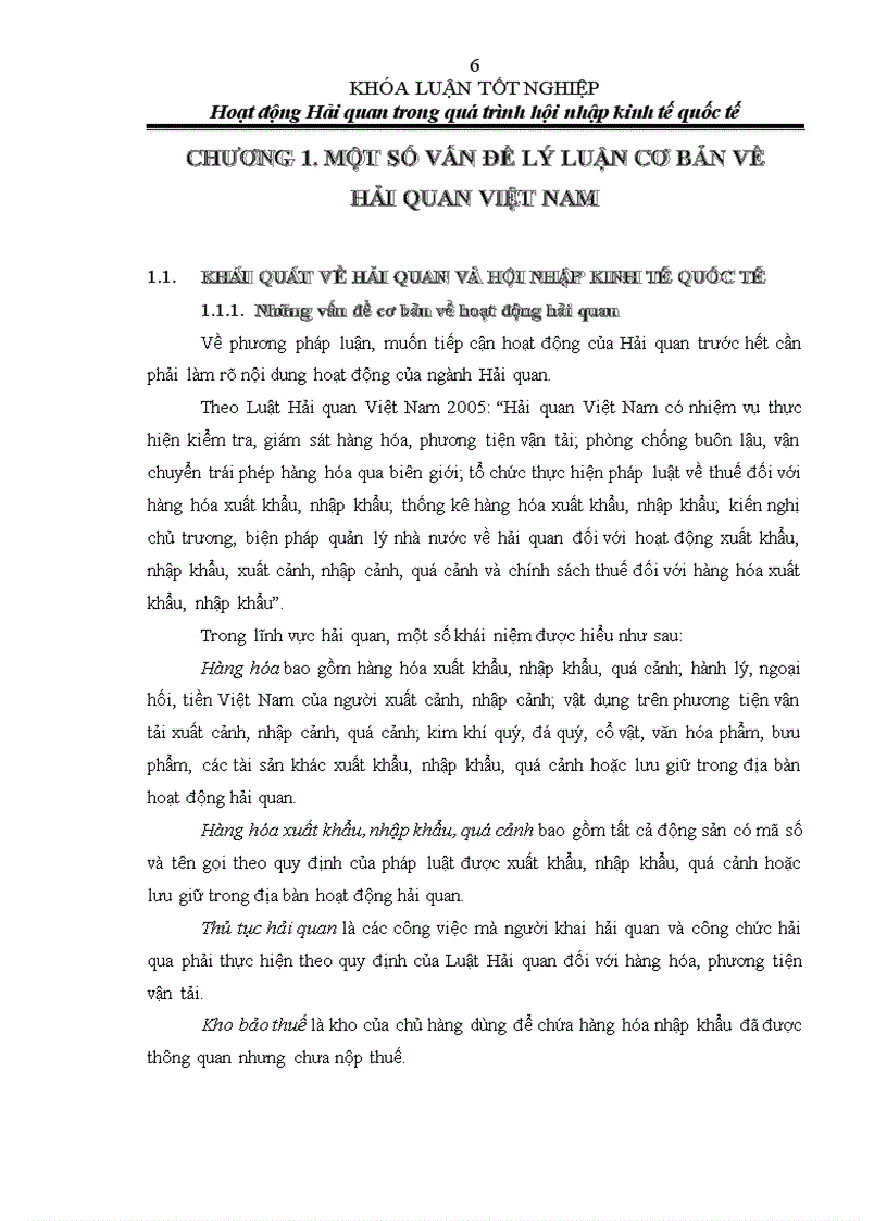 image for page Hoạt động hải quan trong quá trình hội nhập kinh tế quốc tế 1