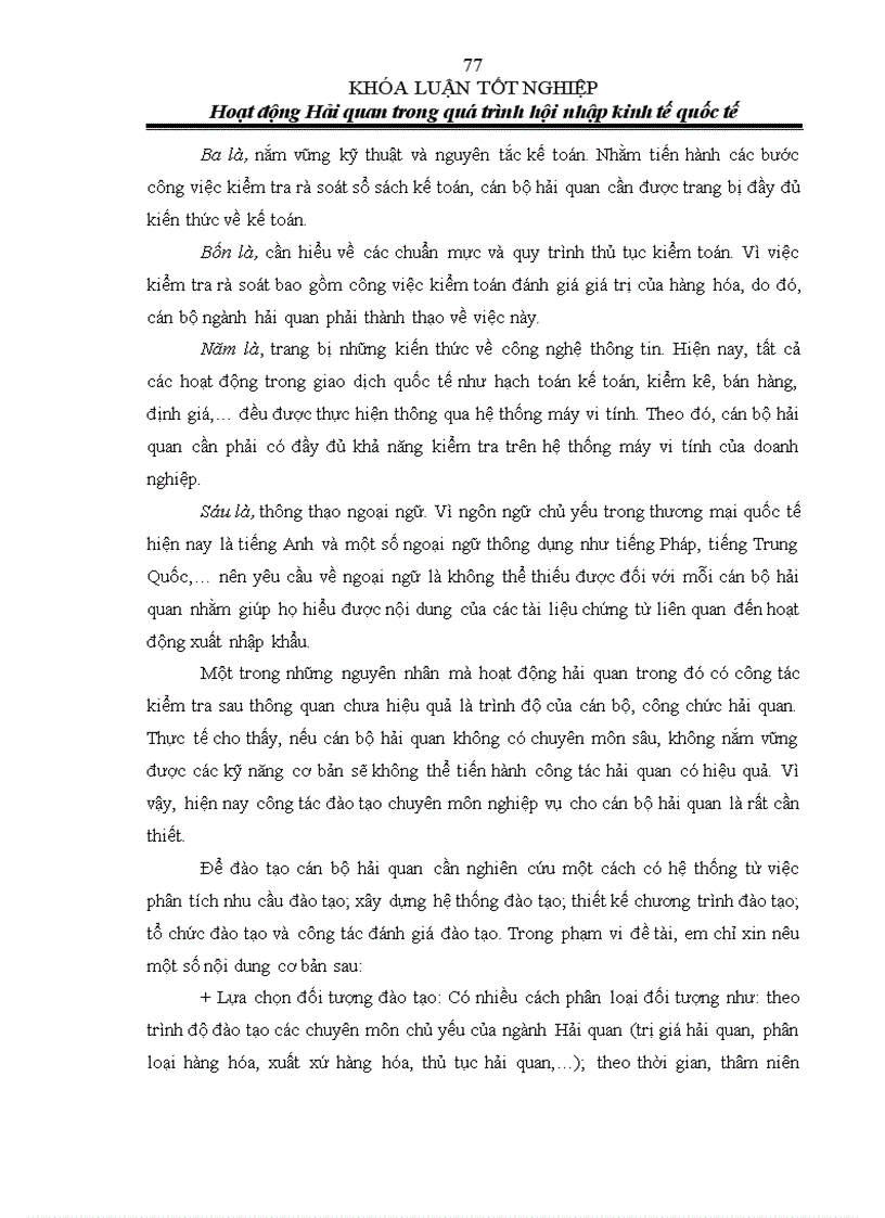 image for page Hoạt động hải quan trong quá trình hội nhập kinh tế quốc tế 1