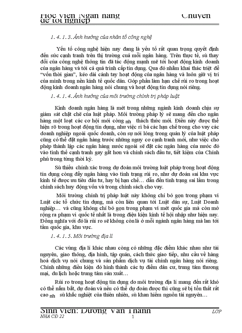 image for page Giải pháp hạn chế rủi ro tín dụng tại Chi nhánh Ngân hàng Công Thương khu vực Đống Đa 1