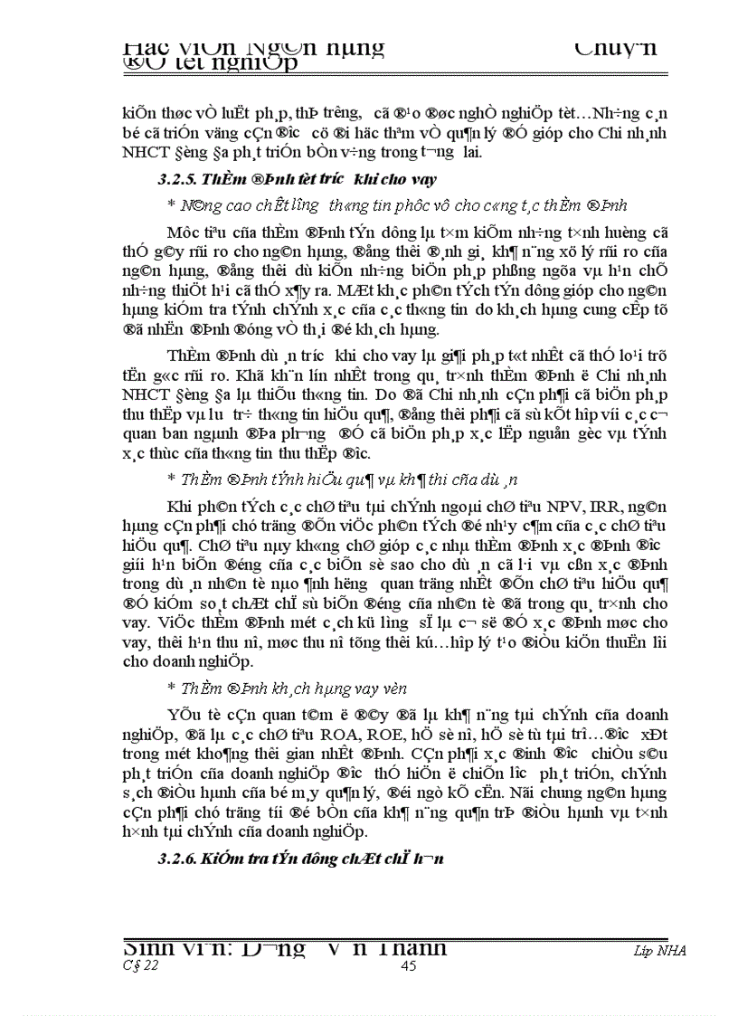 image for page Giải pháp hạn chế rủi ro tín dụng tại Chi nhánh Ngân hàng Công Thương khu vực Đống Đa 1