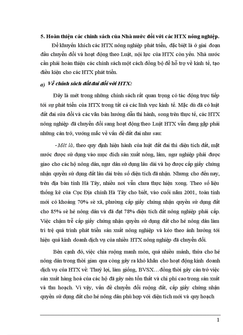 image for page Nâng cao chất lượng hoạt động kinh doanh dịch vụ ở HTX nông nghiệp sau chuyển đổi theo luật HTX trên địa bàn tỉnh Hà Tây
