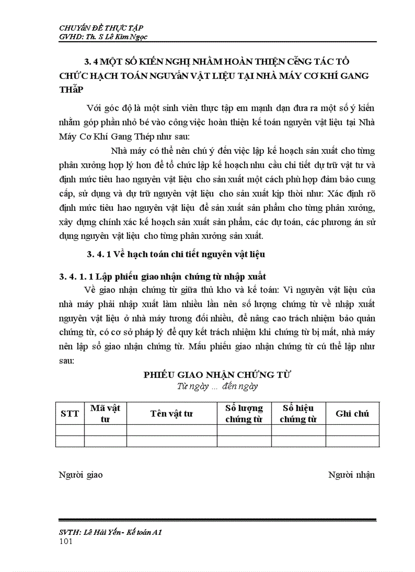 image for page Hoàn thiện kế toán nguyên vật liệu ở Nhà máy Cơ Khí Gang Thép Thái Nguyên