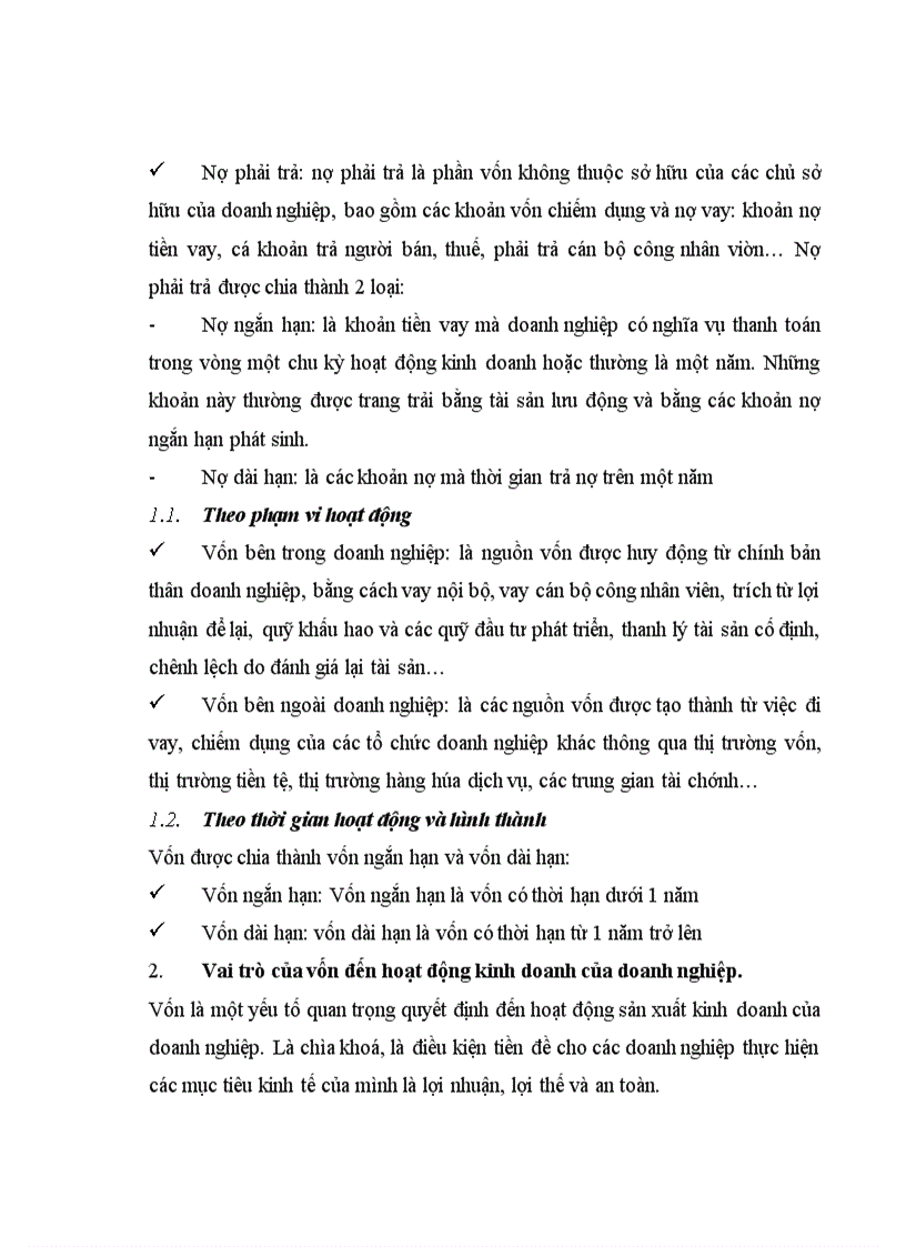 image for page Một số giải pháp tăng cường huy động và nâng cao hiệu quả sử dụng vốn của công ty cổ phần CAVICO Việt Nam khai thác mỏ và xây dựng đến năm 2015 1